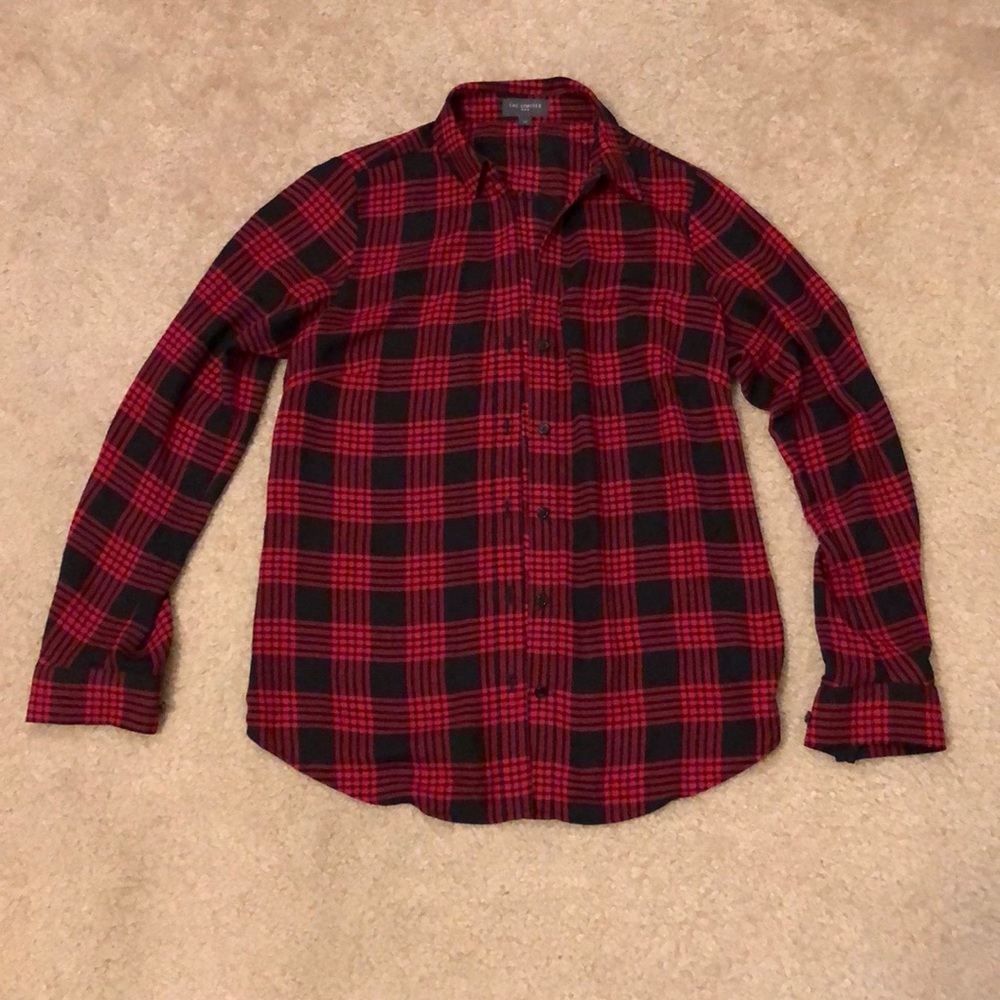 Flannel style dress shirt